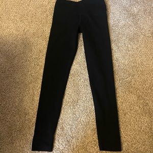 black full length 90 degree leggings